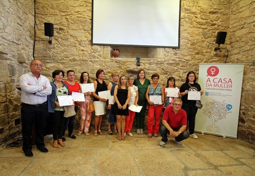 A Xunta participa na entrega de diplomas ás mulleres do curso Rede Emprende en Igualdade na Fundación Eduardo Pondal